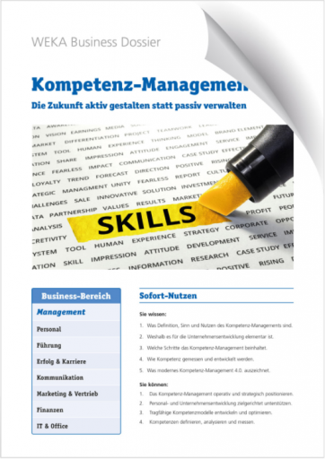Business Dossier Kompetenz-Management 4.0