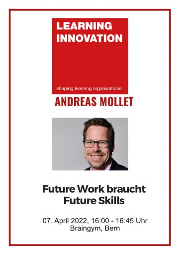 Learning Innovation Conference mit Andreas Mollet