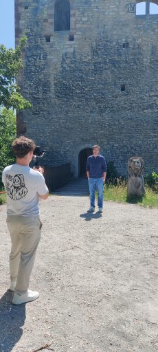 Dreharbeiten Muttenz Mittlere Ruine Wartenberg (11)