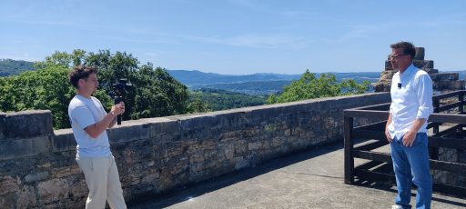 Dreharbeiten Muttenz Mittlere Ruine Wartenberg (5)