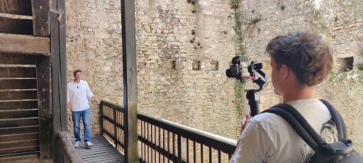 Dreharbeiten Muttenz Mittlere Ruine Wartenberg (9)