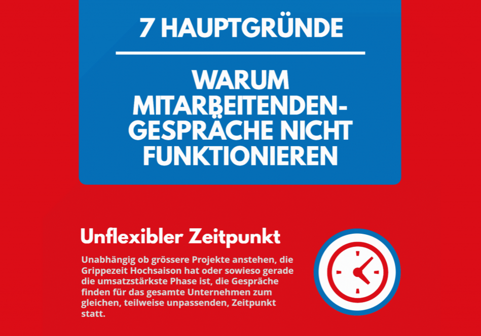 7 Hauptgründe, warum Mitarbeitendengespräche nicht funktionieren