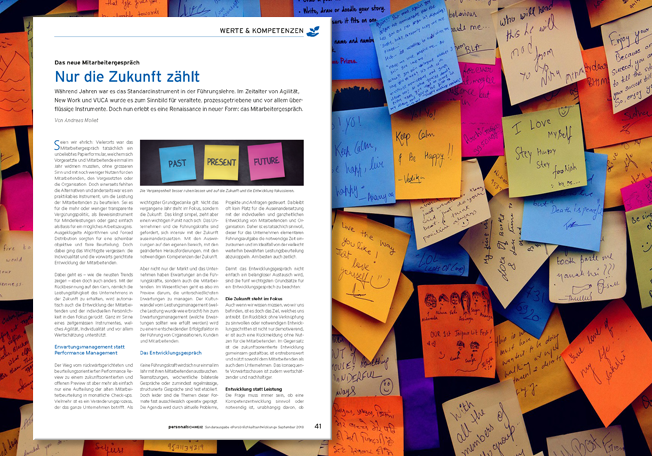 Das neue Mitarbeitergespräch - Nur die Zukunft zählt