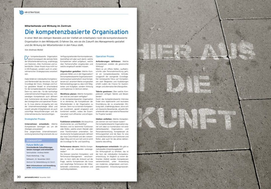 Die kompetenzbasierte Organisation
