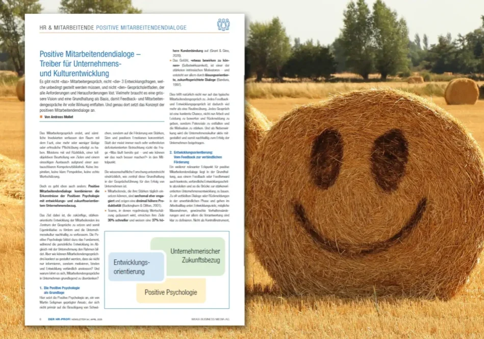 Positive Mitarbeitendendialoge – Treiber für Unternehmens- und Kulturentwicklung